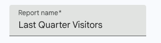 Report Name