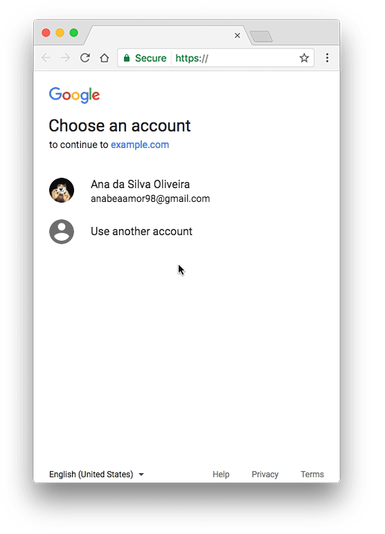 An animated GIF showing the authorization flow for an unverified app.