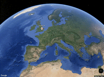 &ldquo;Animation showing a marker being clicked then flying to and around a location.